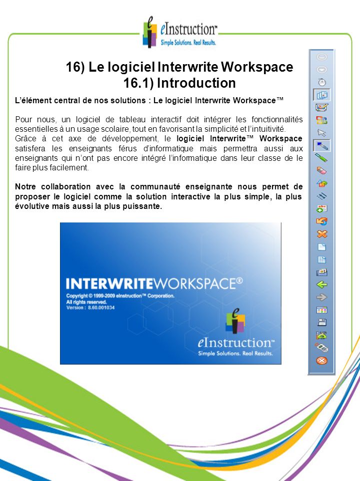 le logiciel interwrite workspace